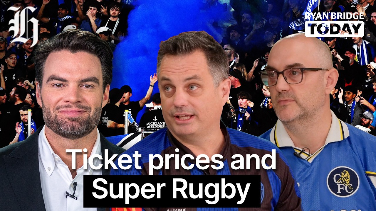 Sports panel: Anzac Test, ticket prices and Super Rugby | Ryan Bridge TODAY