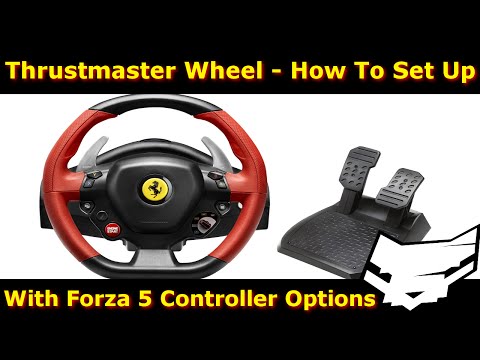 Thrustmaster Ferrari 458 Spider Wheel Setup + Forza 5 Settings