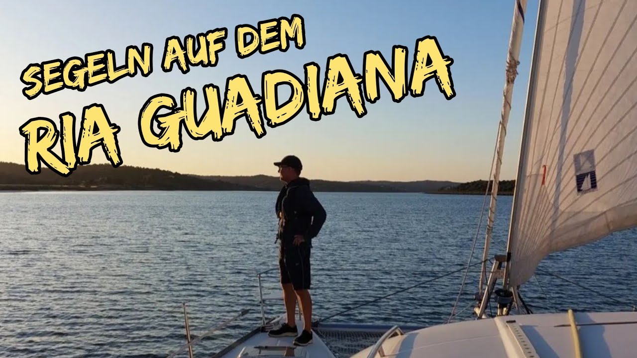 Ria Guadiana - we are sailing 50 km inland on the border river between Portugal and Spain