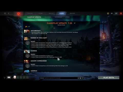 Dota 2 - Gameplay Update 7.25 (Newest Patch)