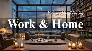 Work From Home ☕ Relaxing Bossa Nova Jazz ~ Smooth Coffee Shop Jazz Music for Spring Study Day