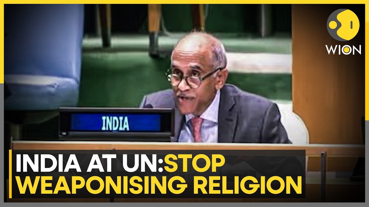 India At UN Warns Against Politicising Religion, Slams OIC ‘Weaponisation’  Against India | WION