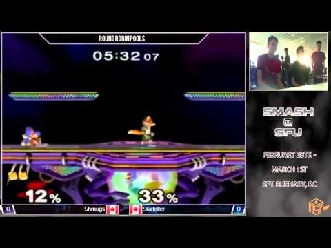 Smash @ SFU - Starkiller (Fox) vs. Shmugs (Falco) - Melee Pools