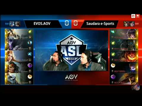 EVOS.AOV vs Saudara e-Sports - Garena AOV ASL Season 1 #6 Game 1