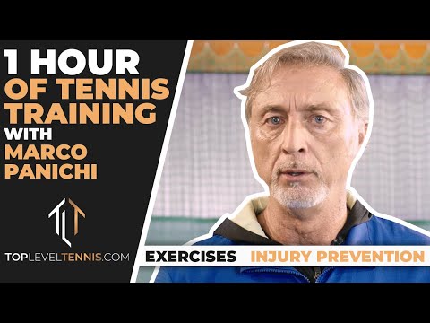 1 HOUR training plan with Djokovic's FITNESS coach! | Top Level Tennis