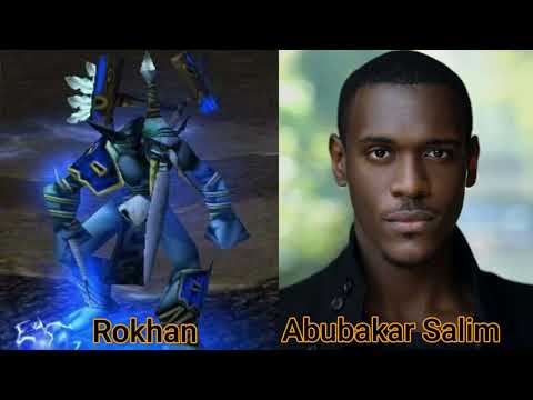 Character and Voice Actor -  Warcraft 3 Frozen Throne - Rokhan - Abubakar Salim