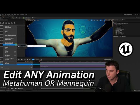 How to Edit Mannequin and/or Metahuman Animations directly in Sequencer