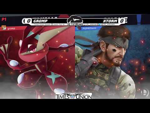 Times Union Smash Losers Top 16 - Gromp (Greninja) Vs. Xtorm (Snake) Smash Ultimate - SSBU