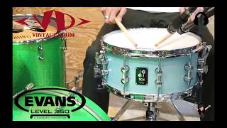 Video thumbnail for Evans ST DRY (SONOR sq1 14x6.5) by Zune Drummer