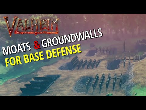 Moats And Ground-Walls (Base Defense) - Valheim