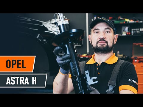 Så byter du ett fjäderben fram på OPEL ASTRA H Sedan [AUTODOC-LEKTION]