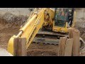 Komatsu Excavator And Bob The Builder Demolition Old Sheet Pile Wall