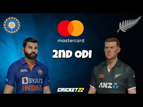 🔴 Live : 2nd ODI | India vs New zealand | Ind vs Nz ODI Match | Cricket 22