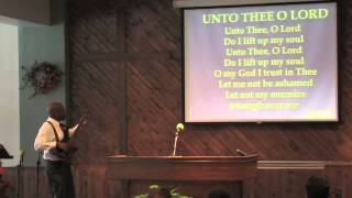 Hymn: Unto Thee O Lord (Carlton Cumberbatch on bass)