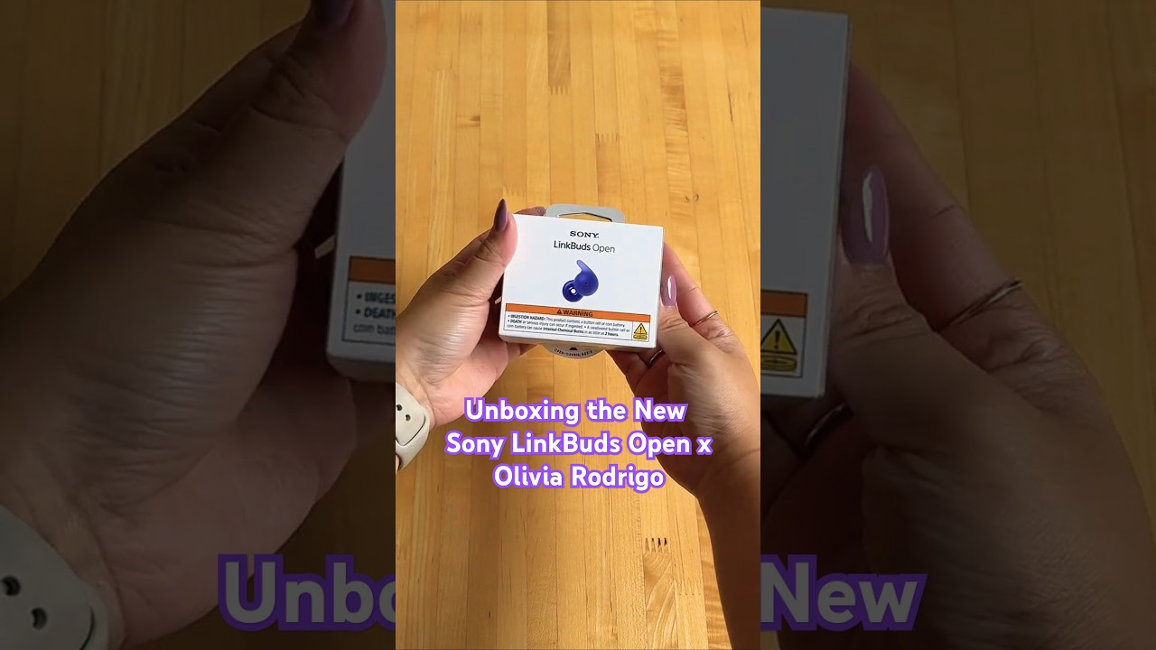 Unboxing Sony's LinkBuds Open x Olivia Rodrigo