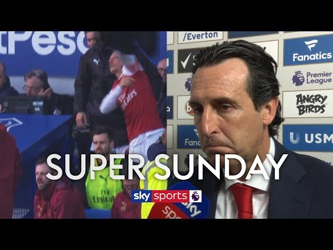 Did Mesut Ozil throw his coat at Unai Emery in frustration?! | Super Sunday