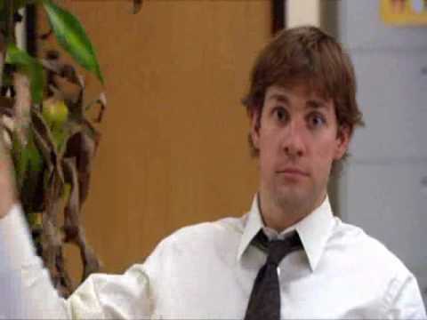 The Office Andy punches wall