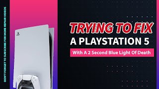Trying To Fix A Faulty PlayStation 5 With A Blue Light Of Death (Faulty RAM)