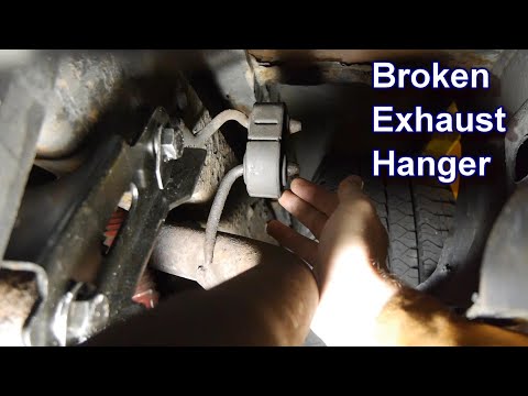 Fixing Broken Exhaust Hanger - No Welding