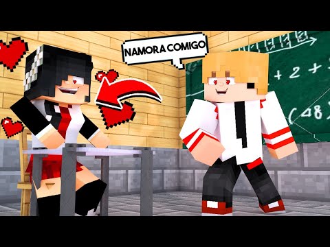 O PROFESSOR SE APAIXONOU PELA ALUNA MAIS LINDA NO MINECRAFT!! 😍
