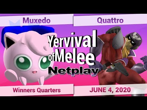 Muxedo (Puff) vs. Quattro (Falcon) - Winners Quarters - Yervival of Melee #11 #BLM
