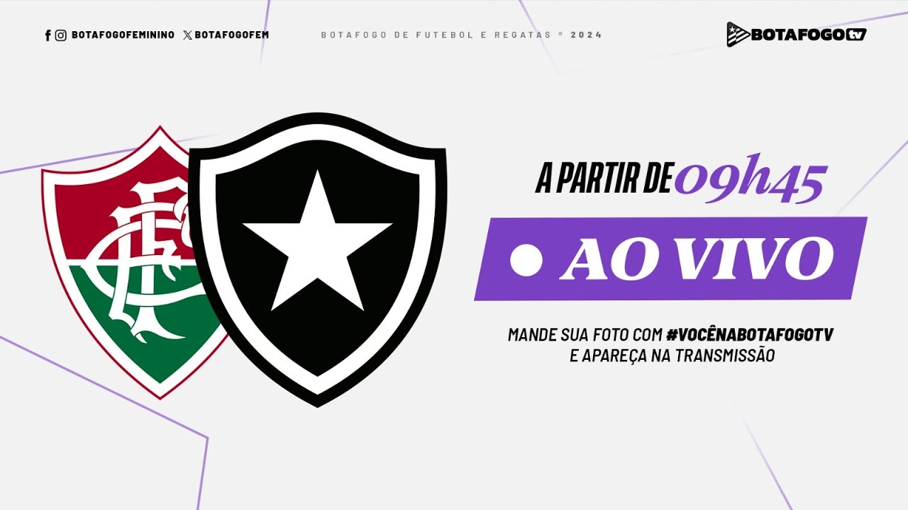 AO VIVO | Botafogo visita o Fluminense no Campeonato Carioca Feminino 2024