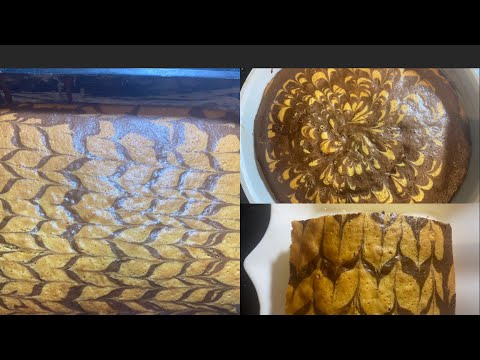 Vanilla and chocolate marble cake | eid special