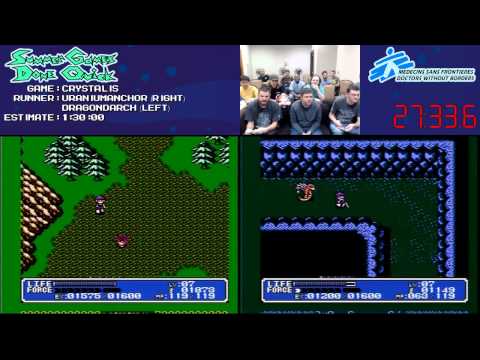 Crystalis Speed Run Race in 1:05:51 at #SGDQ 2013 [NES]