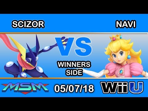 MSM 145 - Scizor (Greninja) Vs. KH | Navi (Peach) Winners Side - Smash 4
