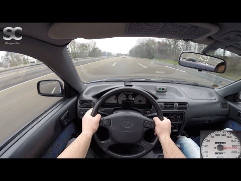 Thumbnail for Toyota Paseo 1.5 (1996) on German Autobahn - POV Top Speed Drive by Toyota Paseo