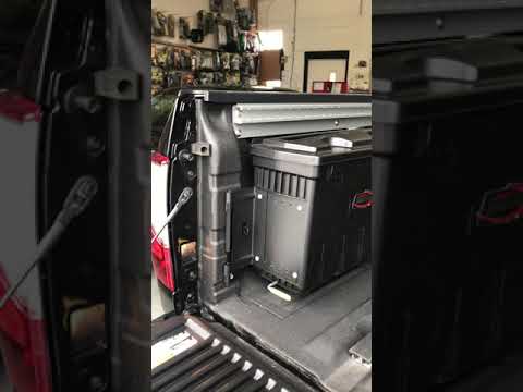 Swing out removable tool box