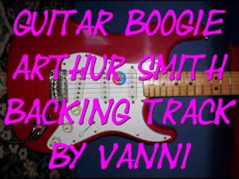 Guitar boogie Arthur Smith backing track in E by Vanni
