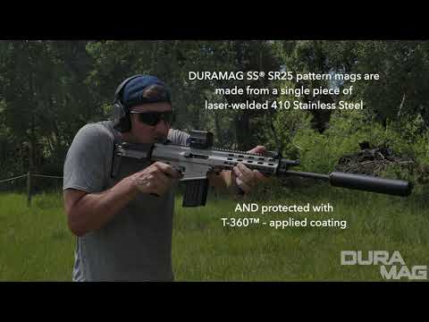 Duramag SS SR25 Pattern magazines for .308 and 6.5 Creedmoor