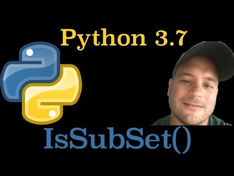 Python 3.7: How To Use The Issubset() Method In Python