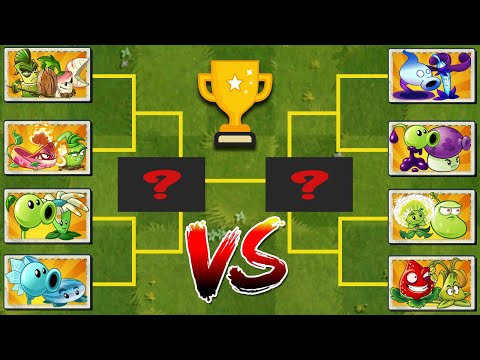 PvZ 2 Tournament Random 8 Pair Plants Battles - Who Will Win? - Team Plants vs Team Plants