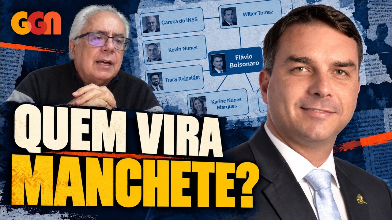 Flávio Bolsonaro, Willer Tomaz e Careca do INSS: Nassif analisa os elos e cobra a imprensa