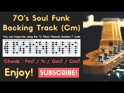 70’s Soul Disco Funk Backing Track in C Minor - Luca Macchioni Music Lessons