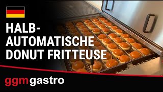 Friteuse à beignets professionnelle - 7,4kW - Capacité: 360 pcs/h