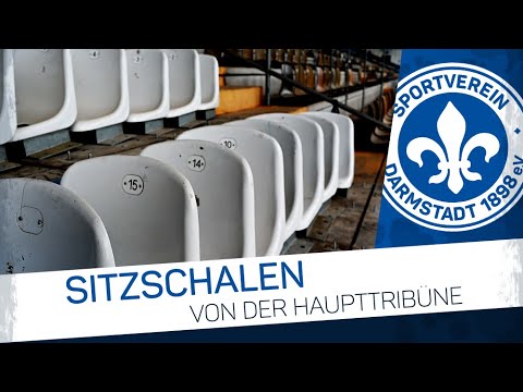 Darmstadt 98 | Sitzschalen der alten Haupttribüne