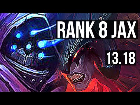 JAX vs AATROX (TOP) | Rank 8 Jax, 1.1M mastery, 400+ games, 3/1/3 | JP Grandmaster | 13.18