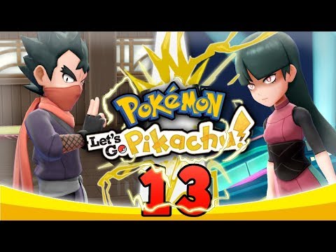 MAESTRO NINJA KOGA E SABRINA CAPOPALESTRA - Ep_13 - Pokémon let's go Pikachu