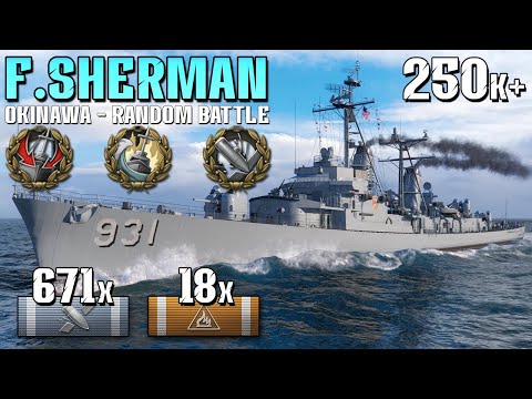 Destroyer Forrest Sherman – SAP and HE Rain of Fire