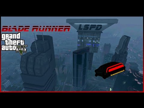 BLADE RUNNER IN GTA 5 - Short Cinematic Film