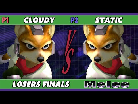 S@X 457 Losers Finals - Static (Fox) Vs. Cloudy (Fox) Smash Melee - SSBM