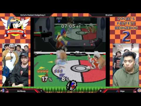 SoCal's Fastest Hedgehogs 2 - Mr. PBody (Falco) vs. FD | Nigo (ICs) - SSBM Bracket Pools Singles