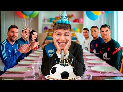 Invité a 100 Futbolistas a mi Fiesta de Cumpleaños..