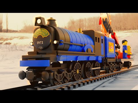 Lego  police thief cartoon - lego train videos - choo choo train kids videos