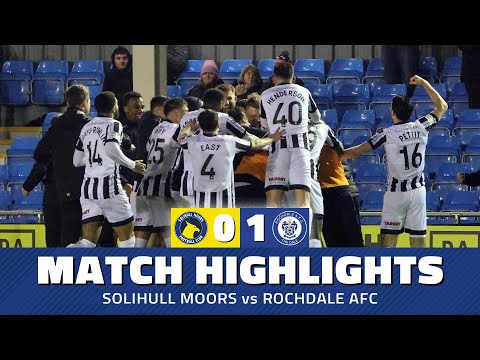 Highlights | Solihull Moors 0-1 Dale