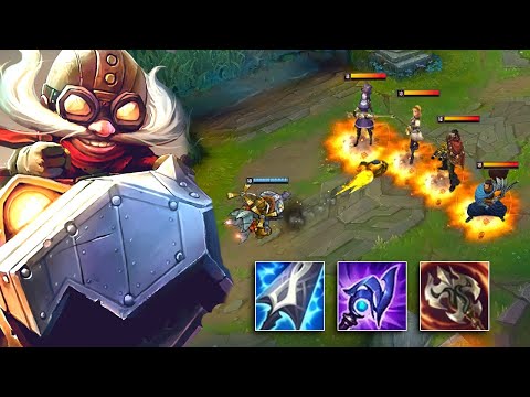 New Chinese Corki Strategy ONE-SHOTS with ONE Rocket!! ABUSE THIS STRATEGY! - League of Legends