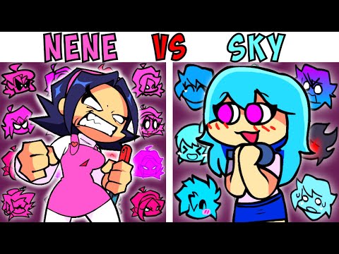 ALL NENE VS SKY TEST | FNF Character Test | Gameplay VS Playground